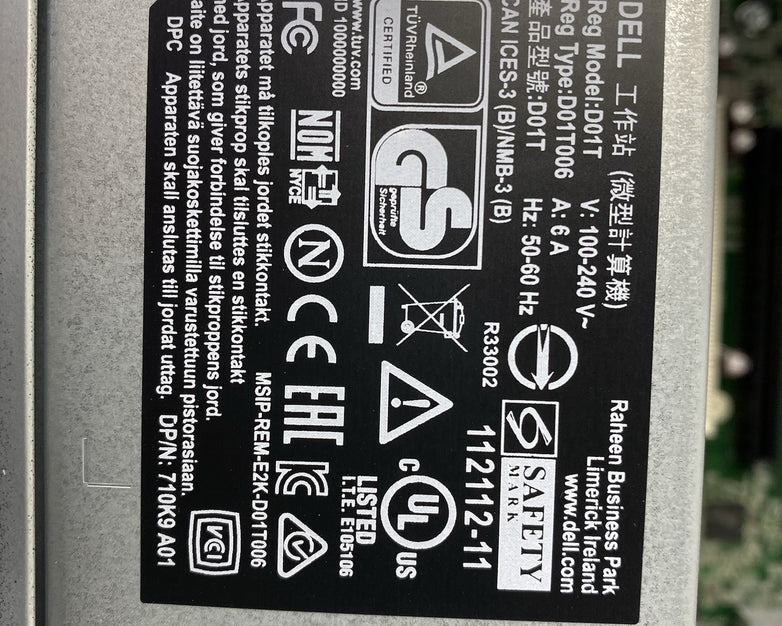 Dell Precision 5810 MT Xeon E5-1620 v3 3.50GHz 16GB RAM No HDD No OS