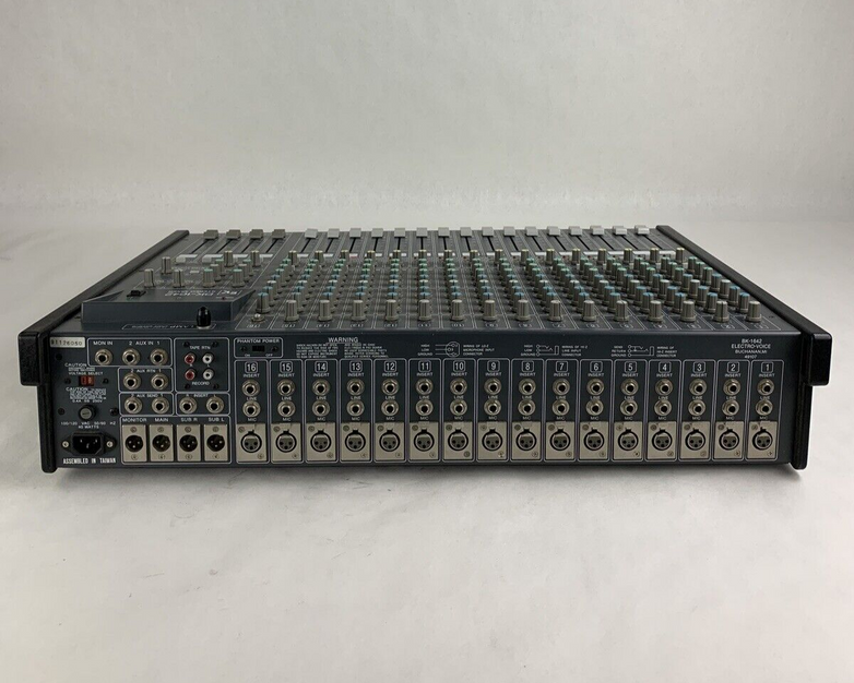EV Electro Voice BK-1642 16-Channel Pro Stereo Mixer Tested w/ Bad Meters