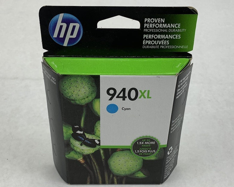 HP Officejet Pro 940XL C4907AN Cyan Ink Exp. June 2018 (Lot of 2)
