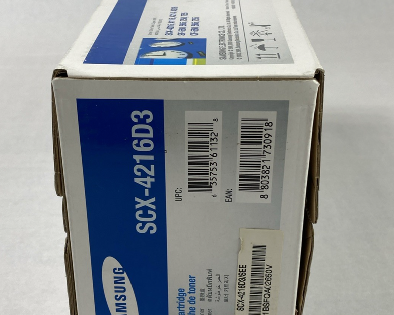Samsung SCX-4216D3 Black Toner Cartridge OEM Sealed