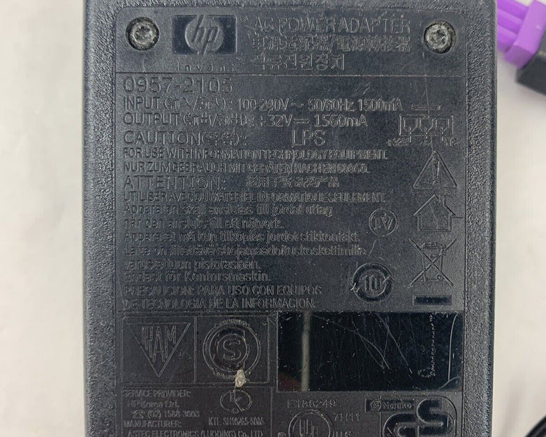 Genuine HP 0957-2105 AC Adapter Power Supply