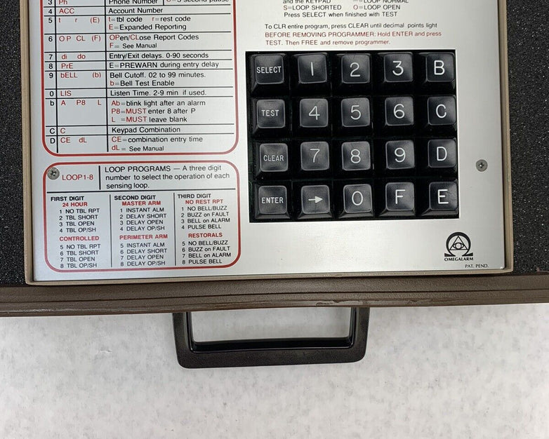 Omegalarm Programmer 5000 with Hard Case