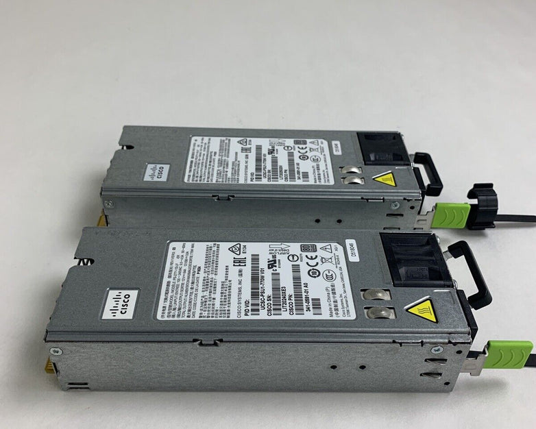 LOT OF 2 Cisco UCSC-PSU1-770W V01 770W Power Supply PS-2771-1S-LF Tested