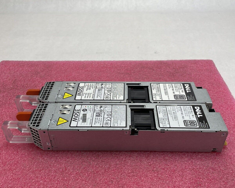 Dell P7GV4 80 Plus Platinum 350W Switching Power Supply Lot of 2