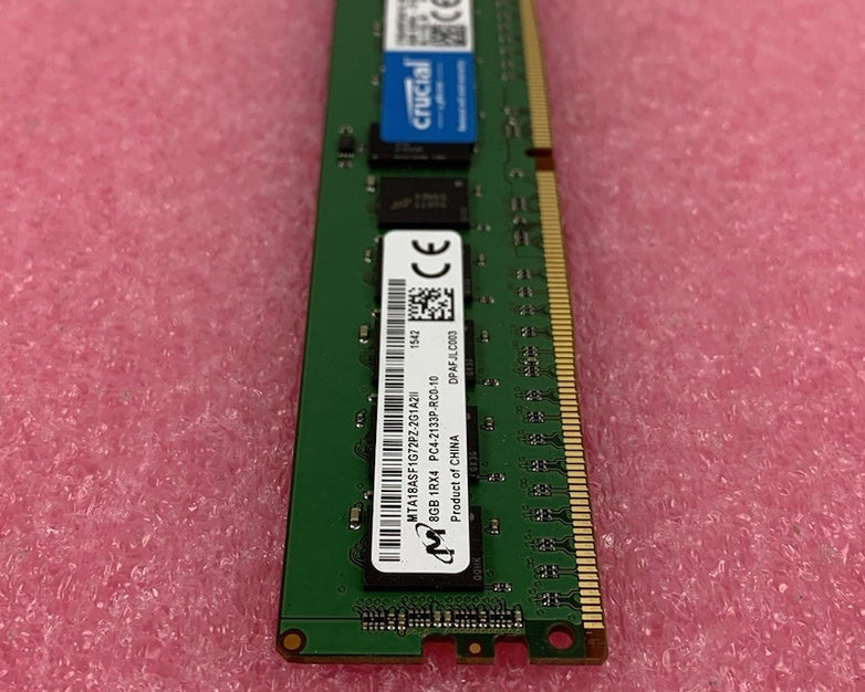 Crucial 8GB (1 x 8GB) PC4-17000 DDR4-2133 Memory CT8G4DFS8213.C8FBD1 (Lot of 4)