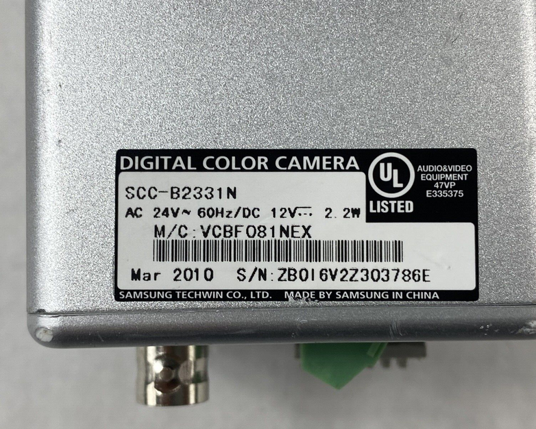 Samsung SCC-B2331N Digital Security Color Camera Tested