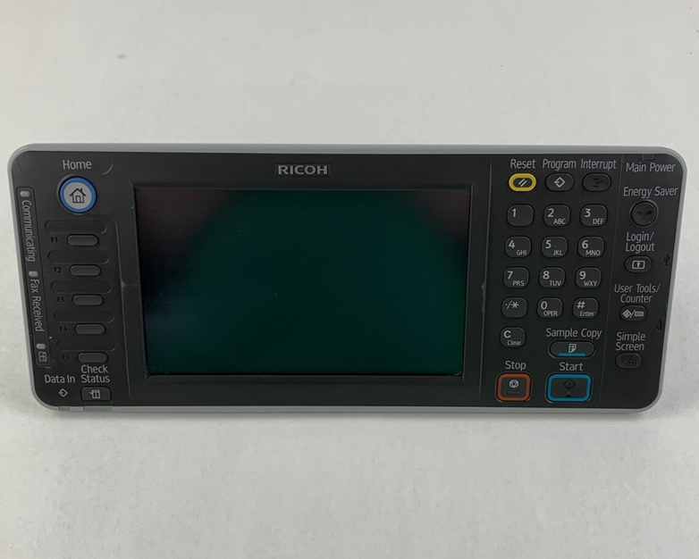 Ricoh Control Panel Display R733-11 for Ricoh MP C4502 C5502 MPC4502 Untested