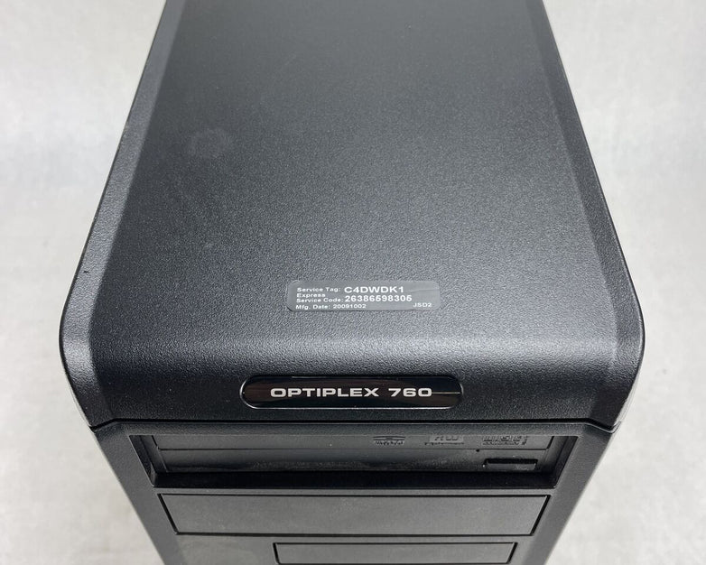 Dell Optiplex 760 MT Intel Core 2 Duo E7400 2.8GHz 4GB RAM No HDD No OS
