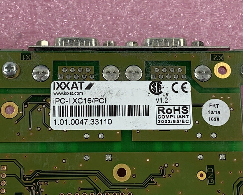 IXXAT iPC-I XC16/PCI V1.2 Intelligent PC CAN Interface Computer PCI Board P4-03