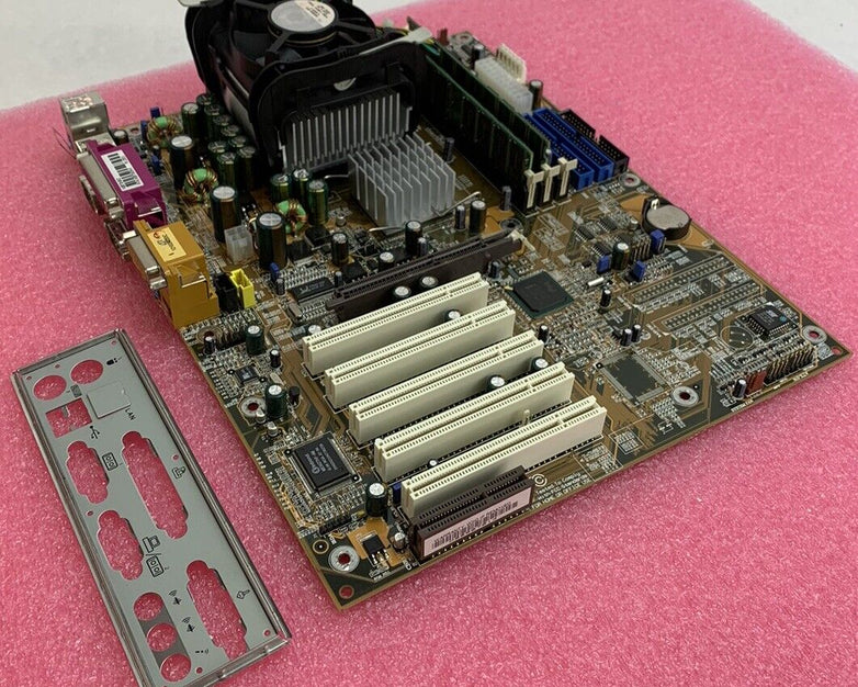 DFI NB72-SC Motherboard Intel Pentium 4 1.6GHz 384MB RAM w/Shield