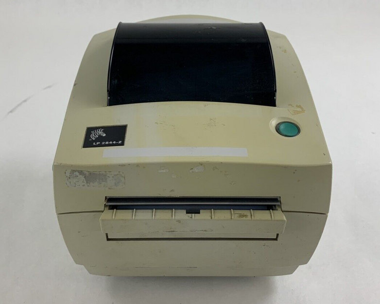 Zebra LP2844-Z Thermal Label Printer Serial Parallel USB Tested No Power Supply