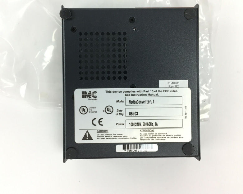 IMC 51-10901 1-Slot Media Chassis