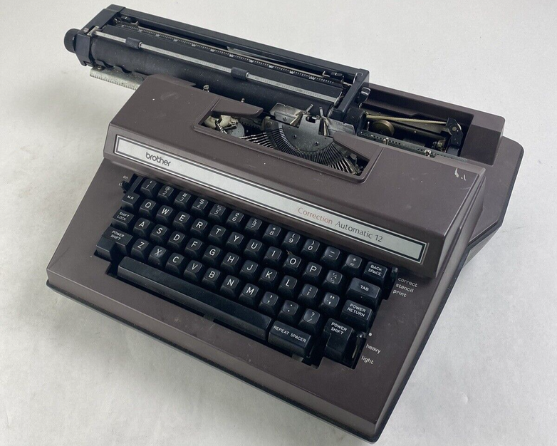 Parts and Repair Brother 3800 Correct Automatic 12 Electric Typewriter & Case