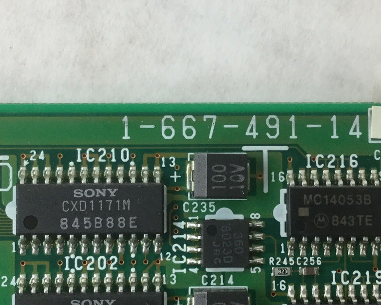 Genuine Sony Circuit Board (Removed from Betacam SX) 1-667-491-14 (Y8XXB8506)