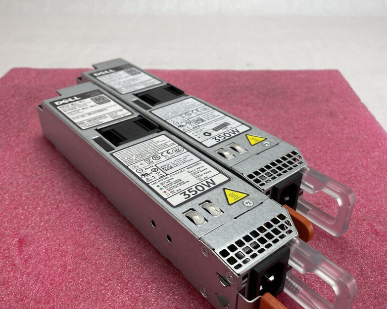 Dell P7GV4 80 Plus Platinum 350W Switching Power Supply Lot of 2