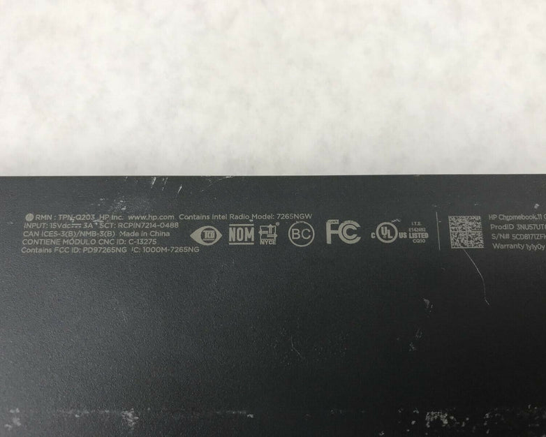 HP 11 Chromebook Bottom Cover Gray G6 EE L14901-001 (Lot of 3)