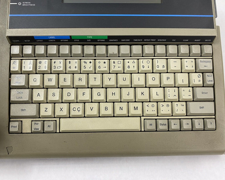 Brady Labelizer Plus Label and Sign Maker M No Power Cord For Parts or Repair