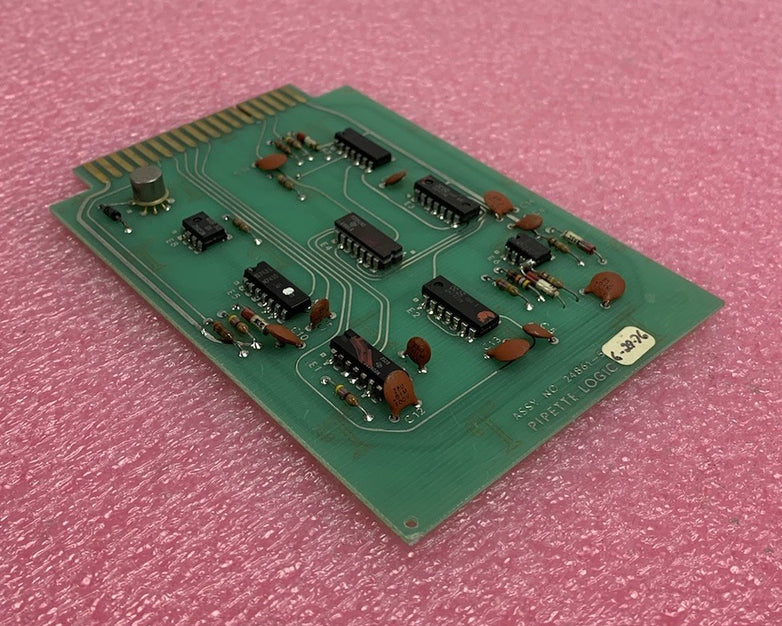 MSI Pipette Logic 24861-5 Vintage 1976 Micromedic Card