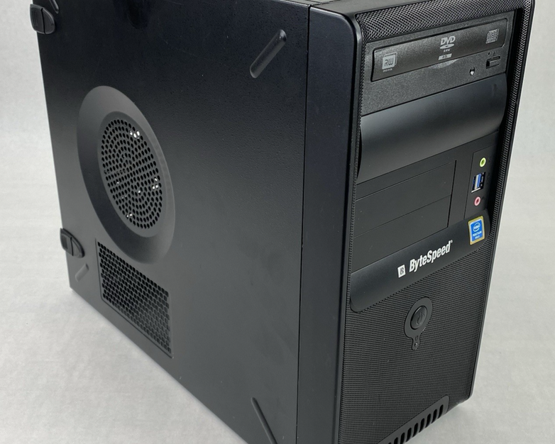 ByteSpeed H310M ATX Mid Tower Computer Case with 350W Power Supply