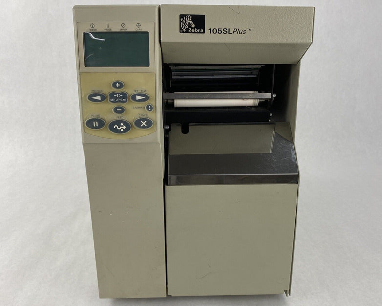 Zebra 105SL Plus Thermal Printer USB Serial Parallel Network Ports 103-8K1-00000