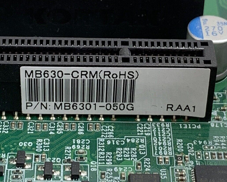 DFI MB630 Motherboard Intel Core i5-3570 3.4GHz 16GB RAM No Shield