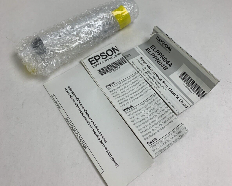 Box Opened New Epson Interactive Pen Blue BrightLink V12H667010 ELPPN04B