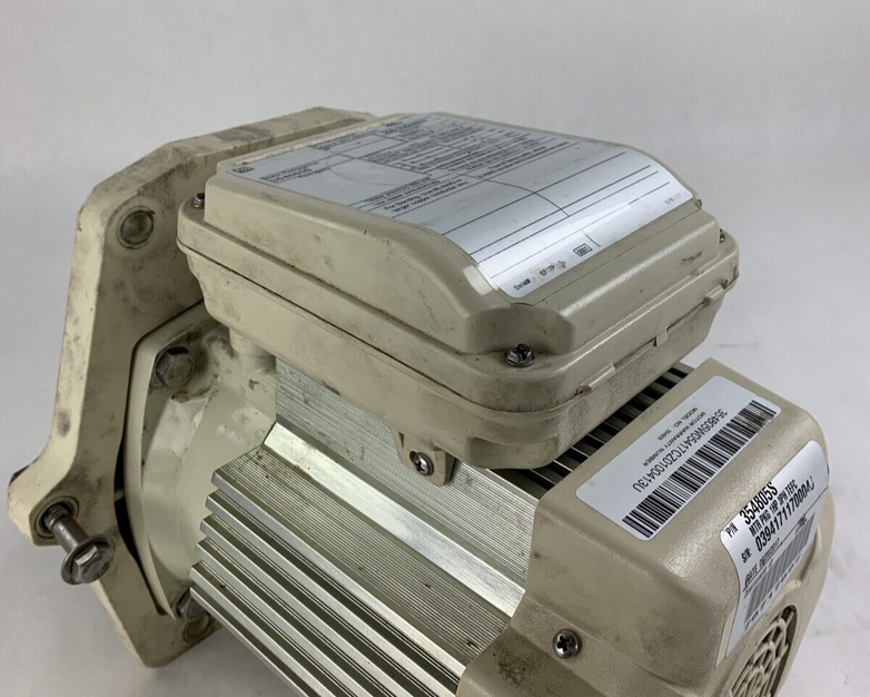 Electric Pump Motor 208-230/460VAC 3Ph 3450RPM Frame 56Y for Parts and Repair