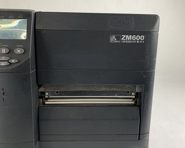 Zebra ZM600 200 dpi Label Printer Thermal Parallel USB Tested Parts and Repair