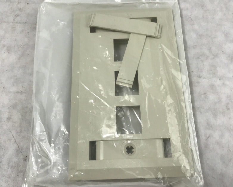 Hubbell Premise Wiring FPL12 2 Space Jack Plate Off White
