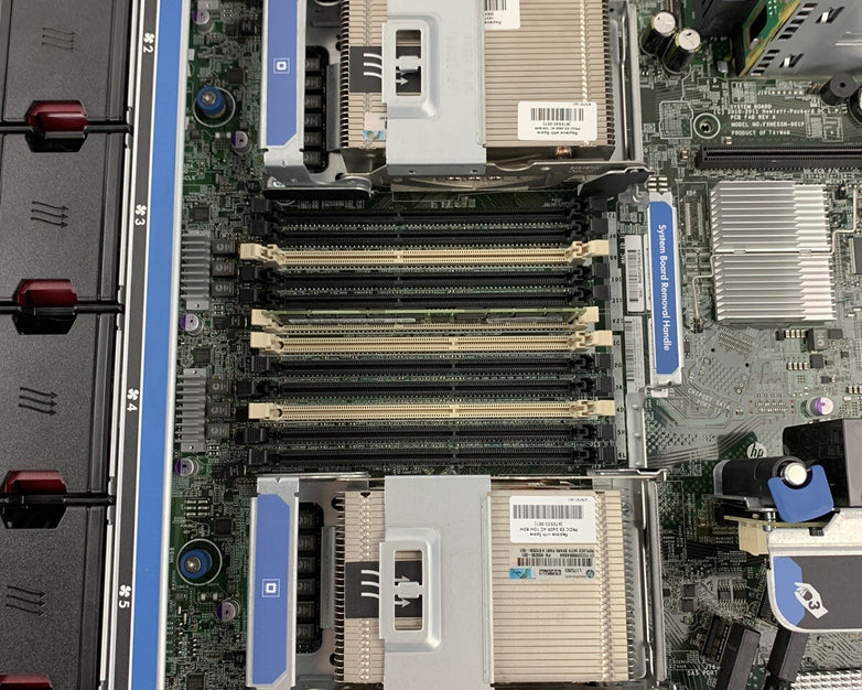 HP ProLiant DL380p Gen 8 2x E5-2609 2.4 GHz 32 GB RAM NO HDD NO OS