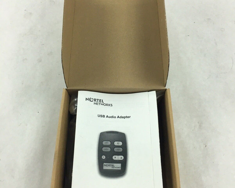 NORTEL USB AUDIO ADAPTER KIT NTEX14AC BOX OPENED