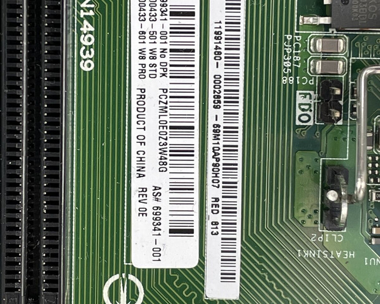 HP Pavilion P2-1334 MT AMD E1-1200 1.4GHz 4GB RAM No HDD No OS