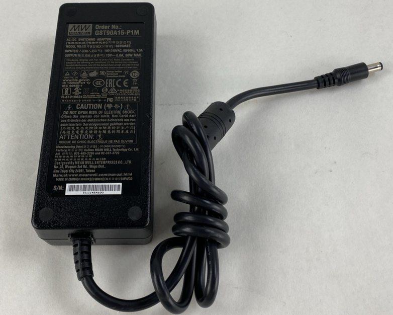Mean Well GST90A15-P1M 15V 6A 90W AC Adapter