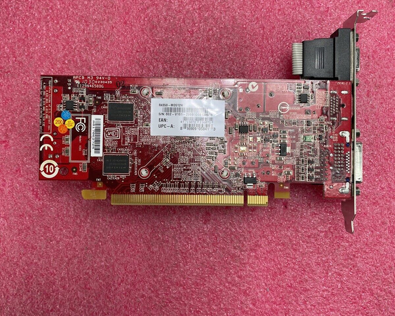 R4350-MD512H Video Card MSI ATI Radeon HD 4350 512MB 64-bit HDMI VGA DVI DDR2