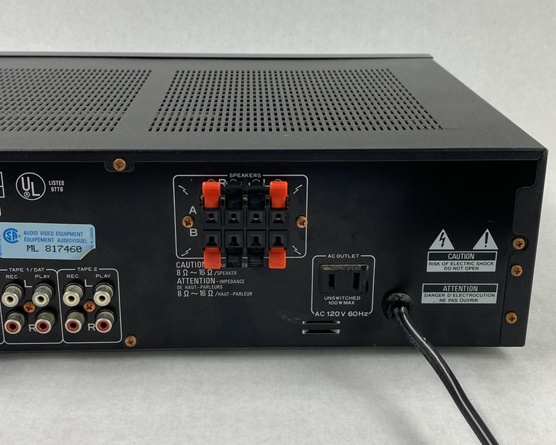 Pioneer SX-1300 Stereo Receiver Tested - No Remote