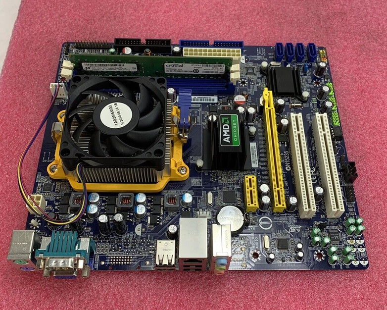 Foxconn A74ML-K Motherboard AMD Sempron 140 2.7GHz 2GB RAM w/Shield