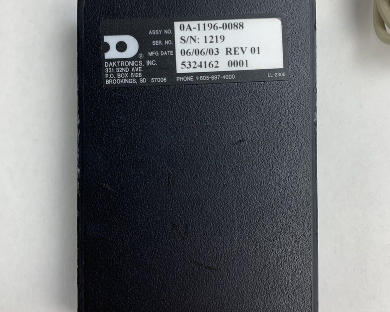 Daktronics Outdoor Time Temp 0A-1196-0088 Untested
