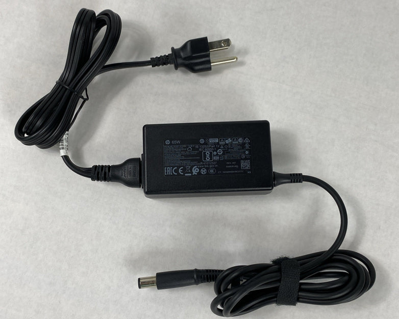 HP TPN-LA16 65W 19.5V 3.33A 7.4mm Laptop AC Adapter w/ Power Cord (Lot of 10)