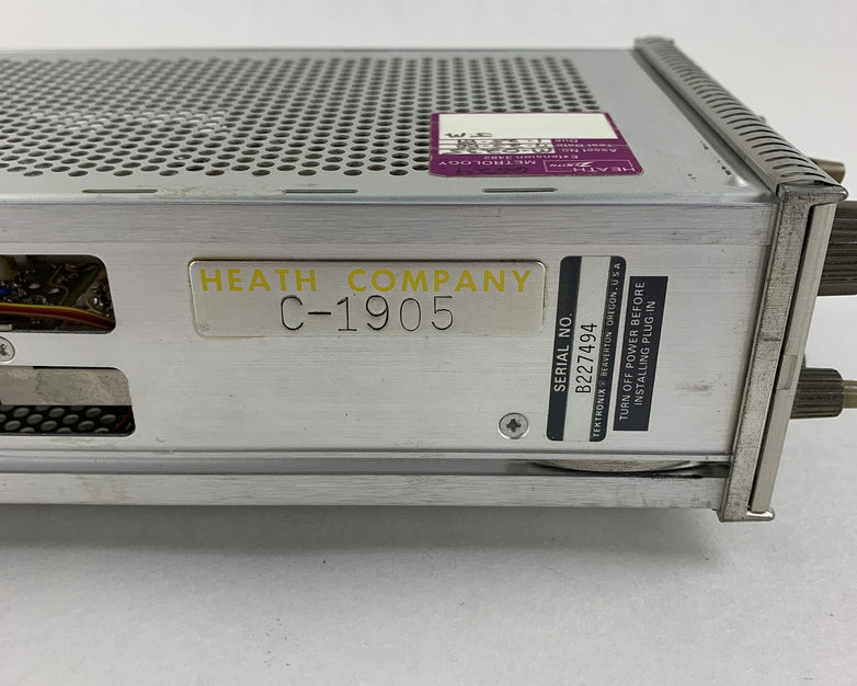 Tektronix 7A26 Dual Trace Amplifier Oscilloscope Plug-In Power Tested