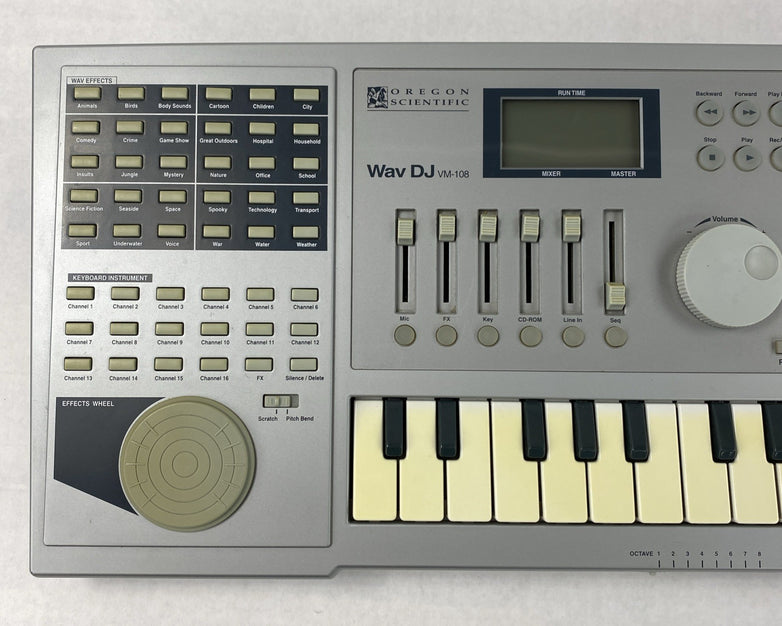 Oregon Scientific Wav DJ VM-108 Musical Sound Generator Synthesizer