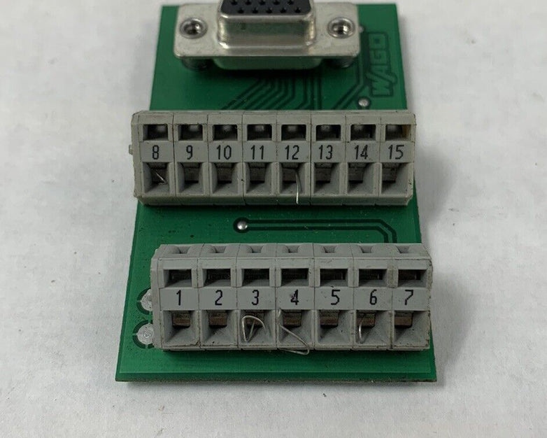 WAGO 50036611 15 Pin Hi-Density D-Sub PCB-164 Jet 3502 Connector