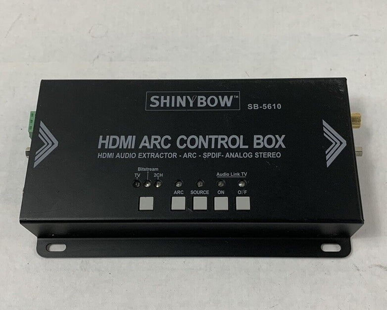 Shinybow SB-5610 HDMI Audio Extractor-ARC-SPDIF-Analog Stereo Control Box
