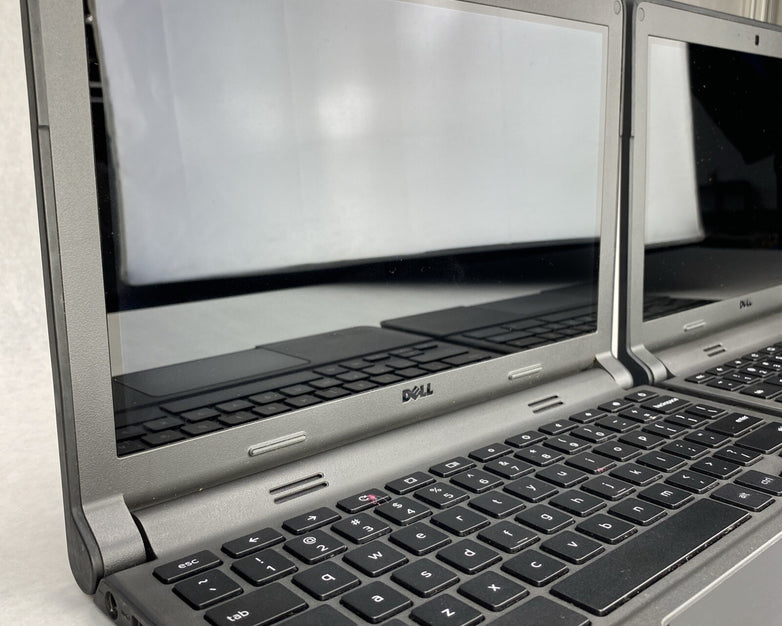 Dell Chromebook 11 3120 P22T 11.6" TouchScreen Tested Reset AC Adapter Lot Of 2