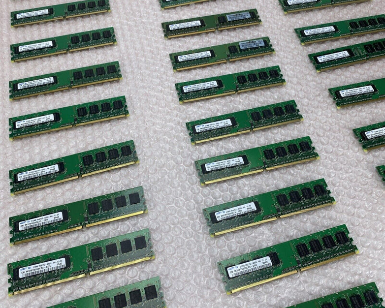 512MB Samsung RRx8 PC2-4200U-444-12-D3 Memory CN M378T6553CZ3-CD5 Lot Of 34