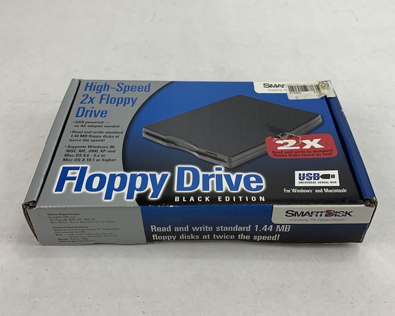 SmartDisk High-Speed 2x Floppy Drive Black Edition