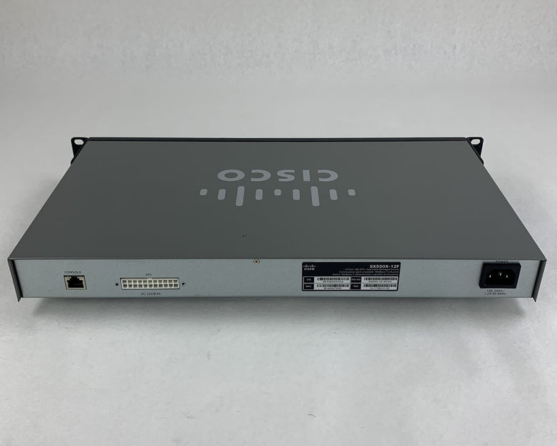 Cisco SX550X-12F-K9 Stackable Managed Switch Tested Reset