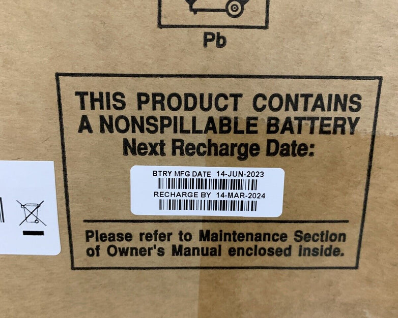 Eaton 103005747-6591 Blade UPS Extended Battery Module Recharge Date 3/14/2024