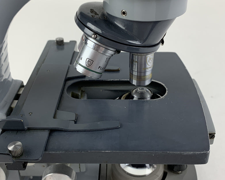 American 1037 Spencer Laboratory Microscope 100/1.25, Oil 10/.25, 45x NA 56