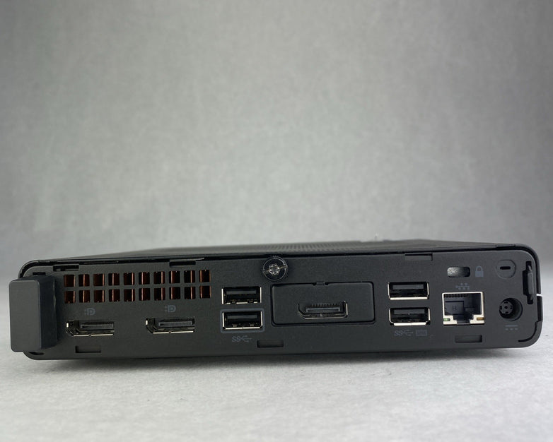 HP EliteDesk 800 G4 DM 35W Six Core i5-8600 3.10GHz 1x8GB RAM WiFi No AC HDD OS