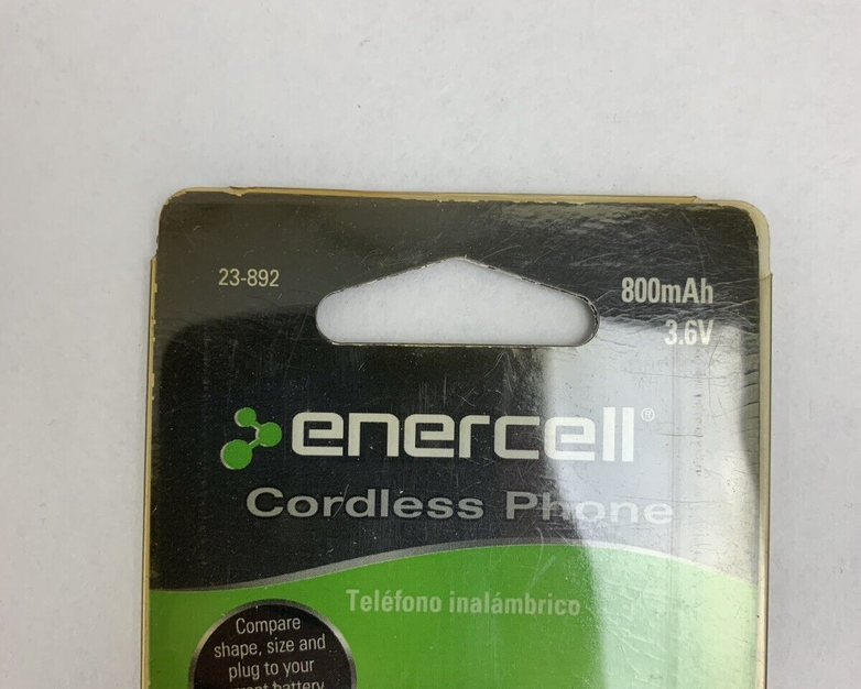 Enercell Cordless Phone Battery 800mAh 3.6 V Ni-MH 23-892 Radio Shack New
